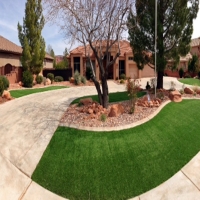 Artificial Turf Woodland Hills, California Landscape Rock, Front Yard