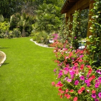 Fake Grass Los Angeles, California Paver Patio, Backyard Landscape Ideas