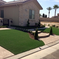 Fake Lawn Compton, California Gardeners, Front Yard Design