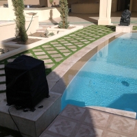 Grass Installation Culver City, California Paver Patio, Backyard Pool