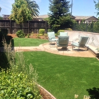 Synthetic Turf Los Berros, California Backyard Deck Ideas, Backyard Landscaping