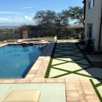 Turf Grass West Puente Valley, California City Landscape, Small Backyard Ideas