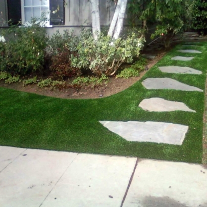 Plastic Grass Diamond Bar, California Landscape Design, Front Yard Design