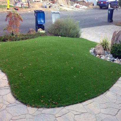 Plastic Grass Montecito, California Backyard Deck Ideas