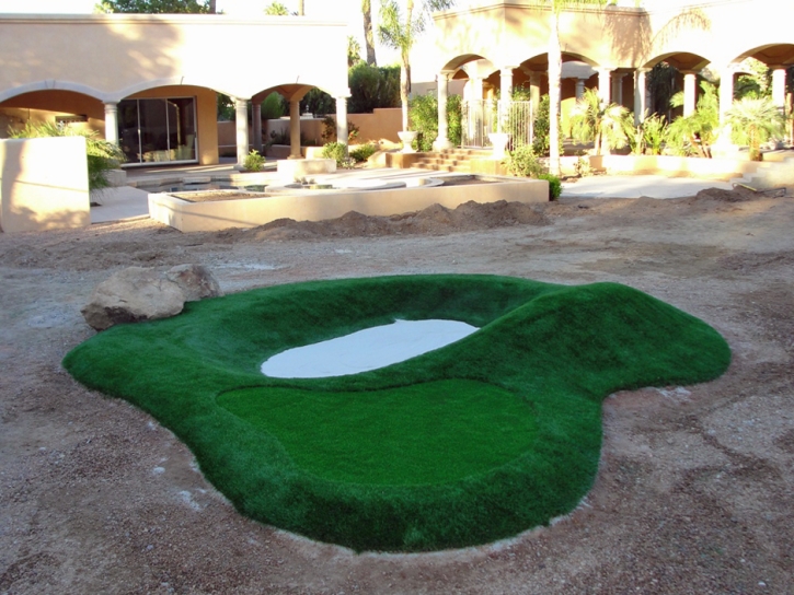 Artificial Grass Carpet Claremont, California Best Indoor Putting Green, Commercial Landscape