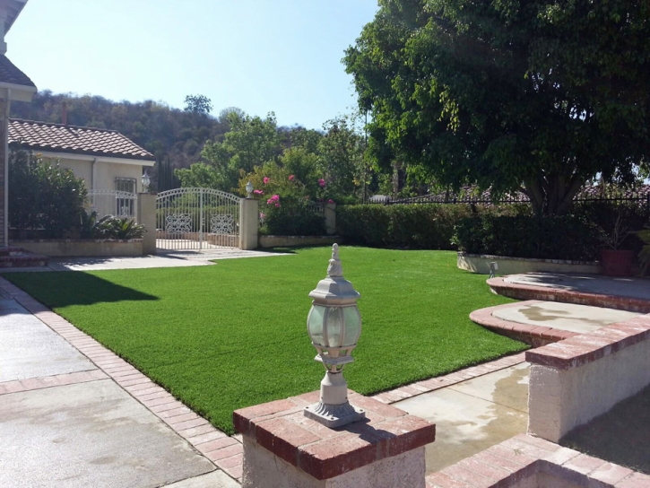 Artificial Grass Installation Rossmoor, California Landscape Design, Front Yard Landscape Ideas