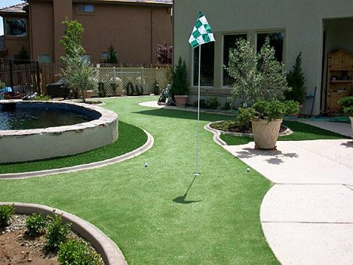 Artificial Grass Mettler, California Putting Green Flags, Small Backyard Ideas