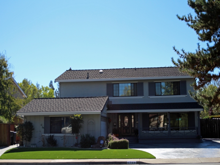 Artificial Turf Installation Santa Susana, California City Landscape, Front Yard Design