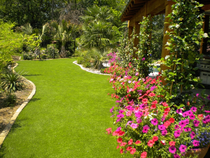 Fake Grass Los Angeles, California Paver Patio, Backyard Landscape Ideas