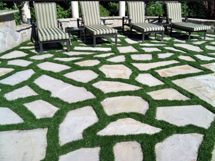 Fake Grass Rolling Hills Estates, California Landscaping, Small Backyard Ideas