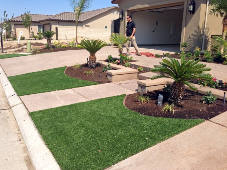 Fake Grass Vincent, California Landscape Design, Front Yard Ideas