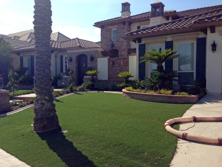 Faux Grass Garey, California Backyard Deck Ideas, Small Front Yard Landscaping