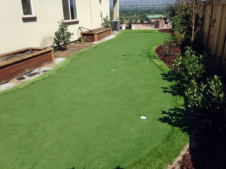 Grass Installation Ontario, California Putting Green, Beautiful Backyards